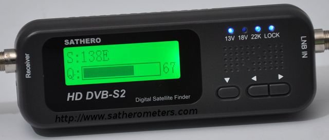 SH-100HD Satellite Finder Meter